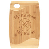 My Kitchen My Rules Cutting Board (Three Size Options)