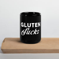 Black Mug - Gluten Sucks